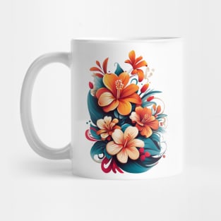 Alstroemeria flower Mug